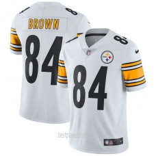 Youth Pittsburgh Steelers #84 Antonio Brown Authentic White Vapor Road Jersey Bestplayer
